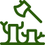 Icon Baumstubben mit Axt
