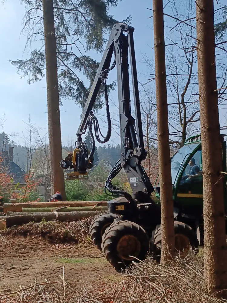 Harvester im Einsatz